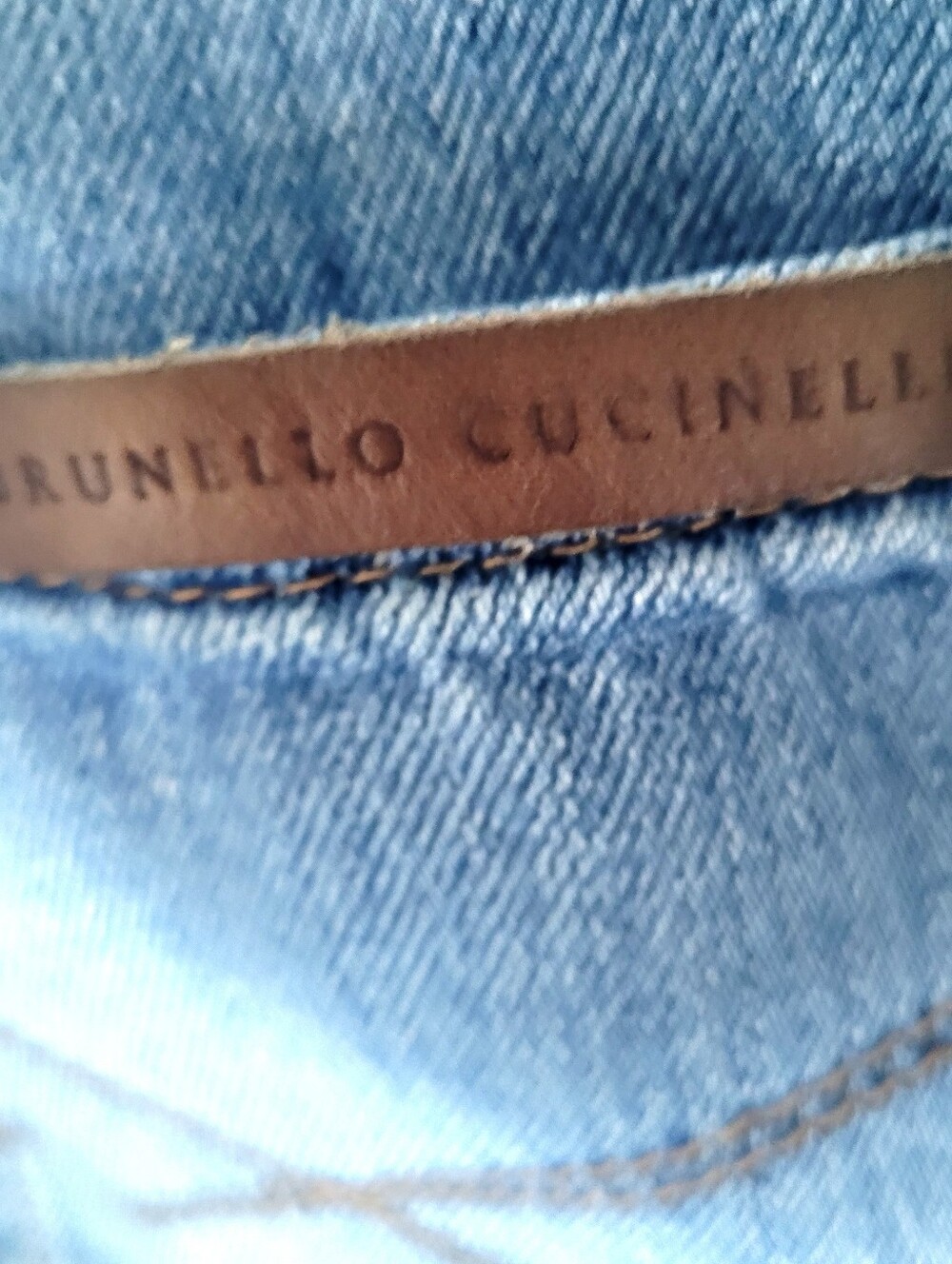 Brunello Cucinelli Mid Rise Straight Leg Jeans - Picture 3 of 4